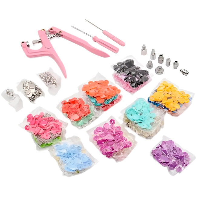 комплект заклепок с заклепочником