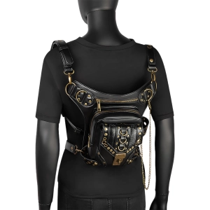 Женская сумка-рюкзак в стиле стимпанк женская сумка-рюкзак