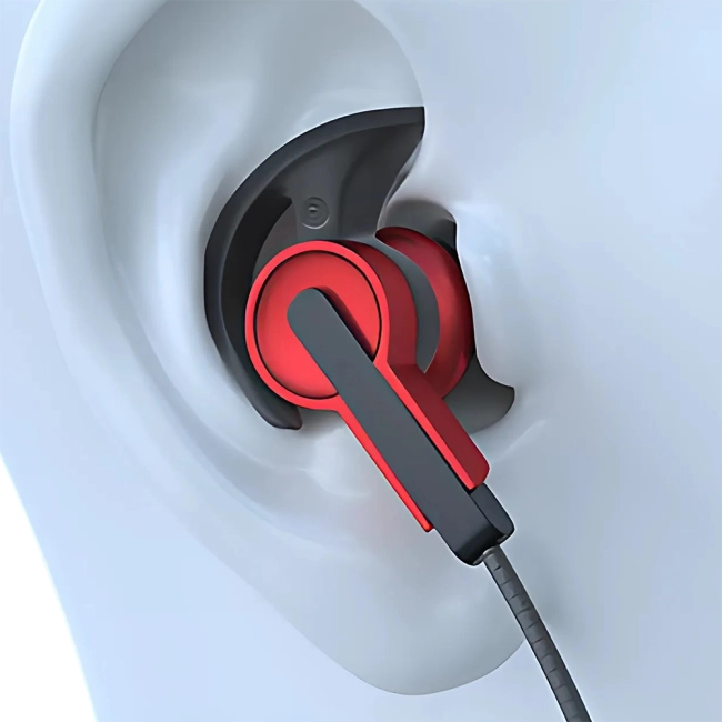 дротові навушники 3.5 з мікрофоном