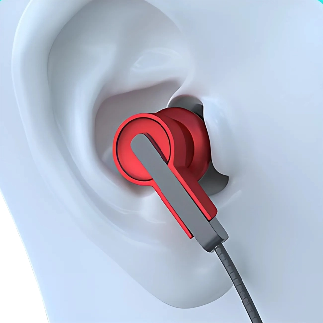 дротові навушники для прослуховування музики