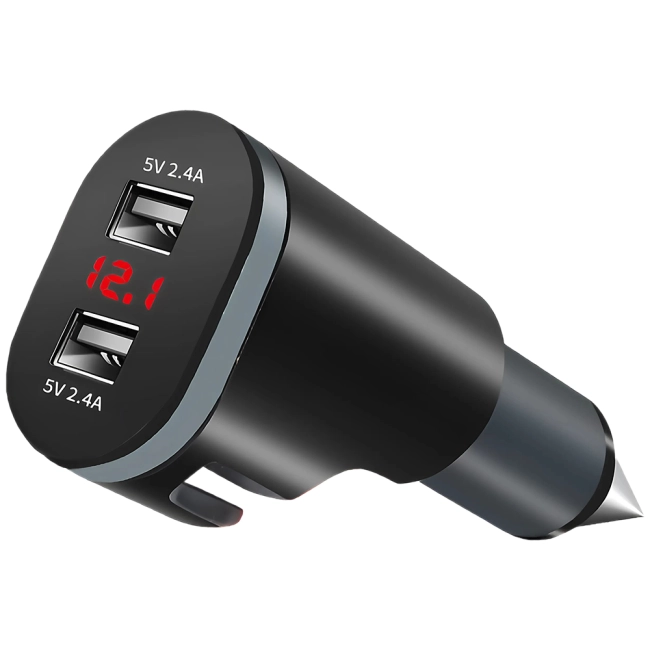 зарядка в прикуриватель 2 порта