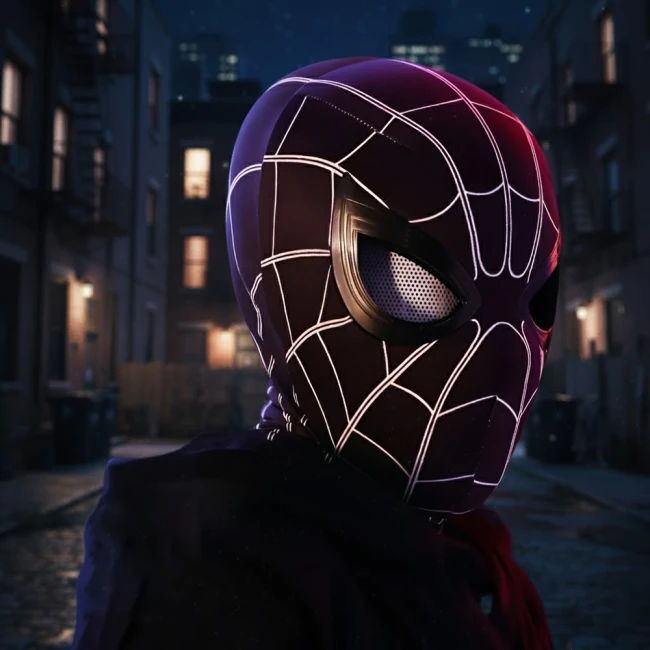 Купити маску людини павука з рухомими очима