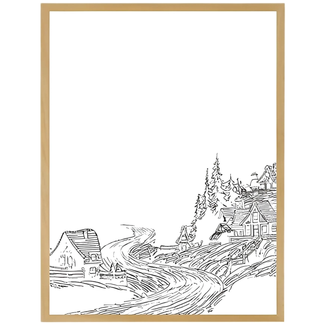 ночник-картина Звездное небо