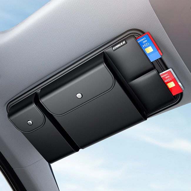 органайзер на солнцезащитный козырек машины