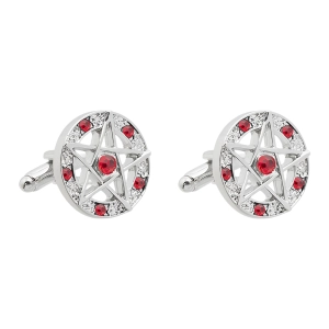 Запонки на рукава рубашки в виде Звезды Запонки на рукава рубашки