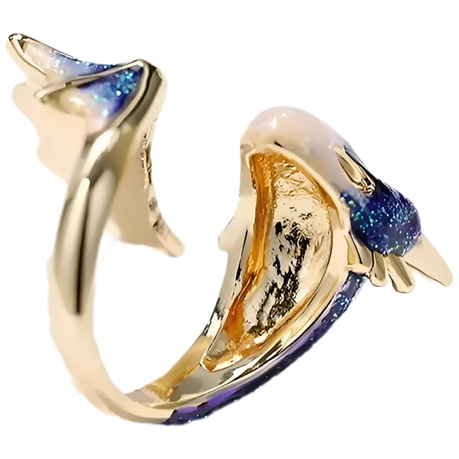 регулируемое кольцо дракон