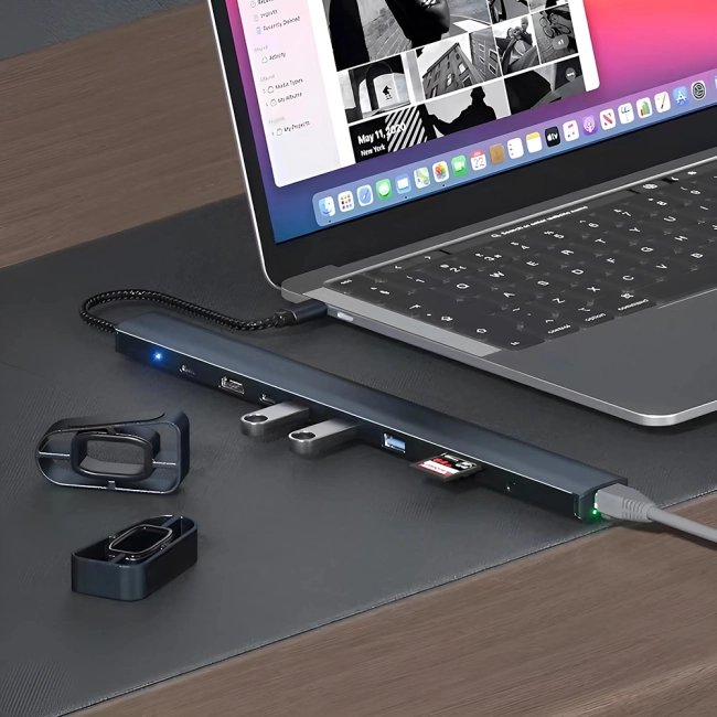 хаб з підставкою для ноутбука