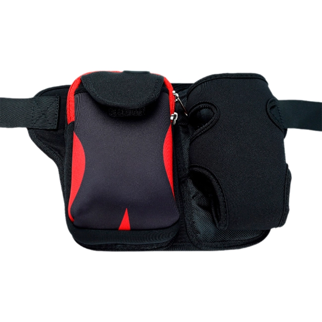 поясная сумка с двумя карманами