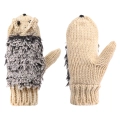 Зимові в'язані рукавиці