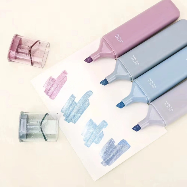 Маркеры с блестками