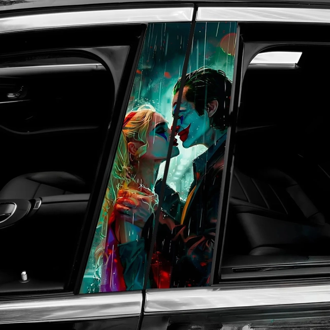 наклейка на дверь машины