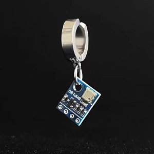 Сережка без прокола с чипом сережка без прокола