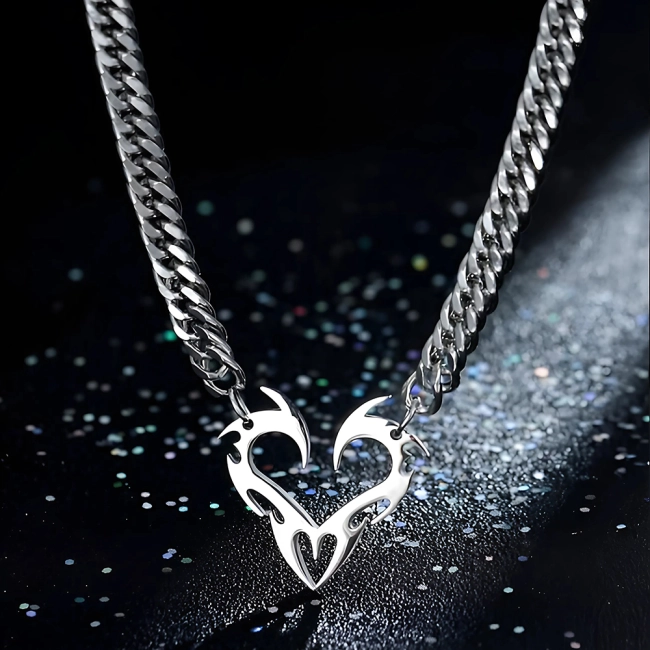цепочка с сердечком