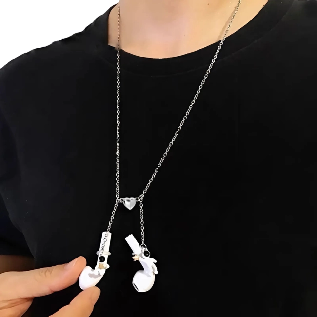 держатель для беспроводных наушников на шею