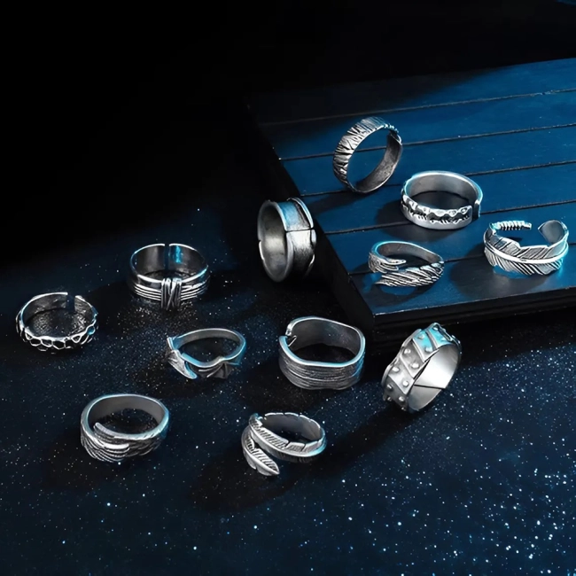 комплект из 12 колец