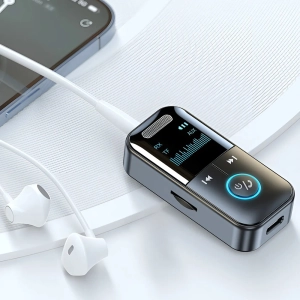 Приймач-передавач bluetooth з аудіо адаптером і цифровим дисплеєм приймач-передавач bluetooth з аудіо адаптером