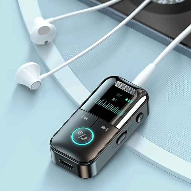 bluetooth-приймач-передавач з цифровим дисплеєм