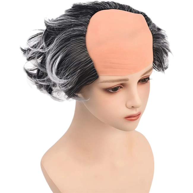 парик с седыми волосами