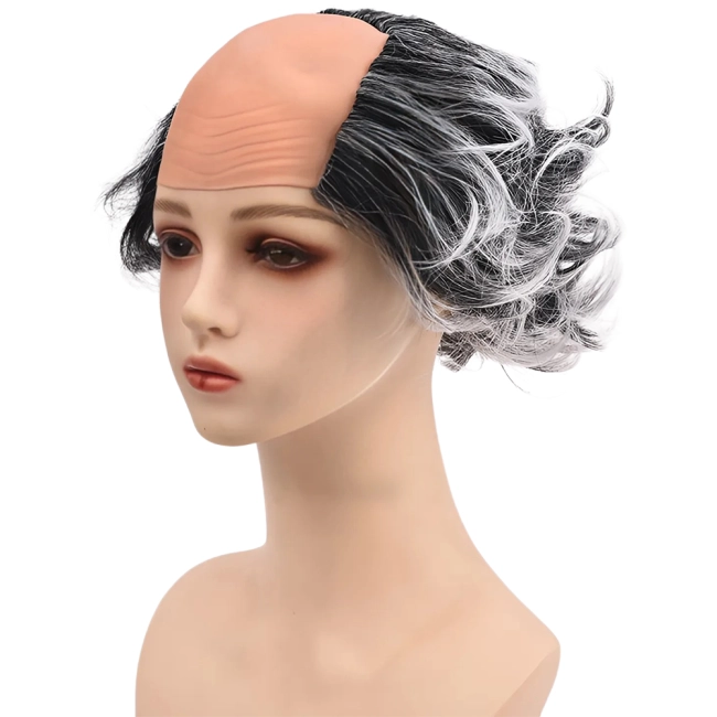 парик лысина с сединой
