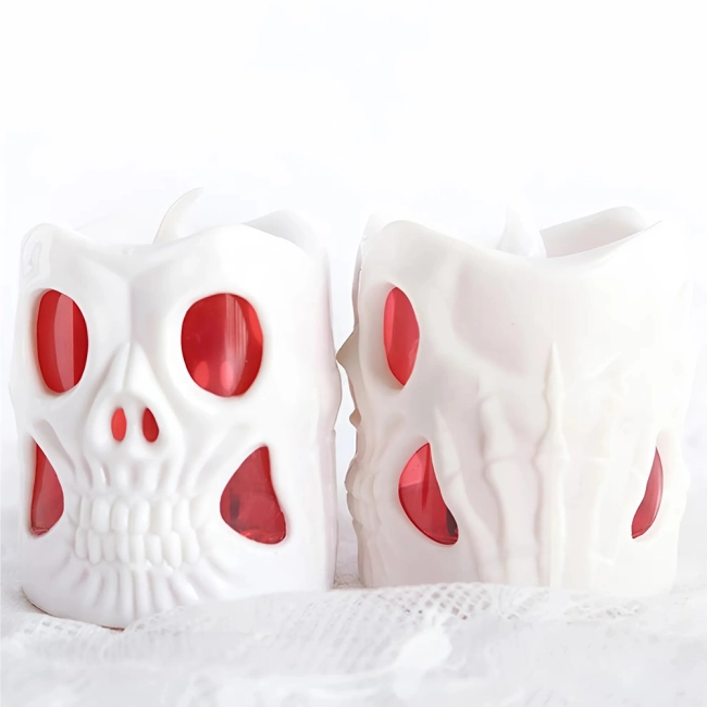 свеча на Хэллоуин