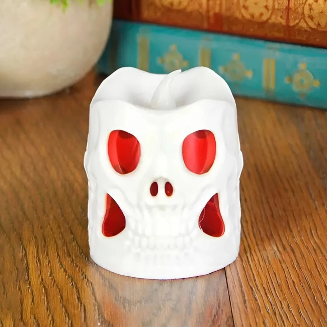 свеча в виде черепа