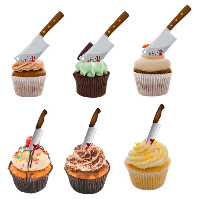 украшения кексов для хэллоуина