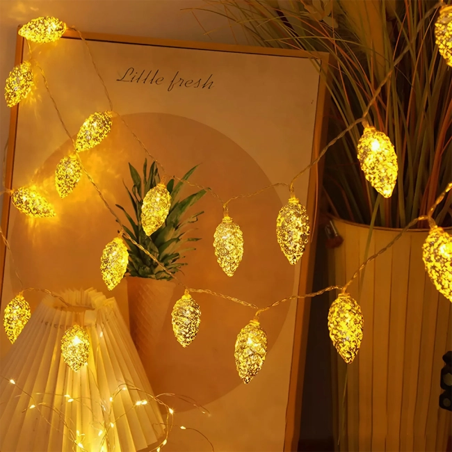 Гірлянда шишки, що світиться