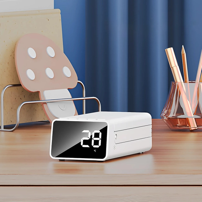 багатофункціональна лампа-годинник