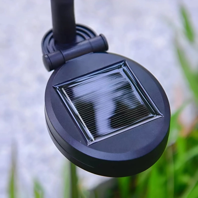 светильник цветок на солнечной батарее