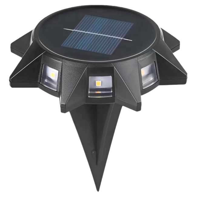 газонный светильник на солнечной батарее