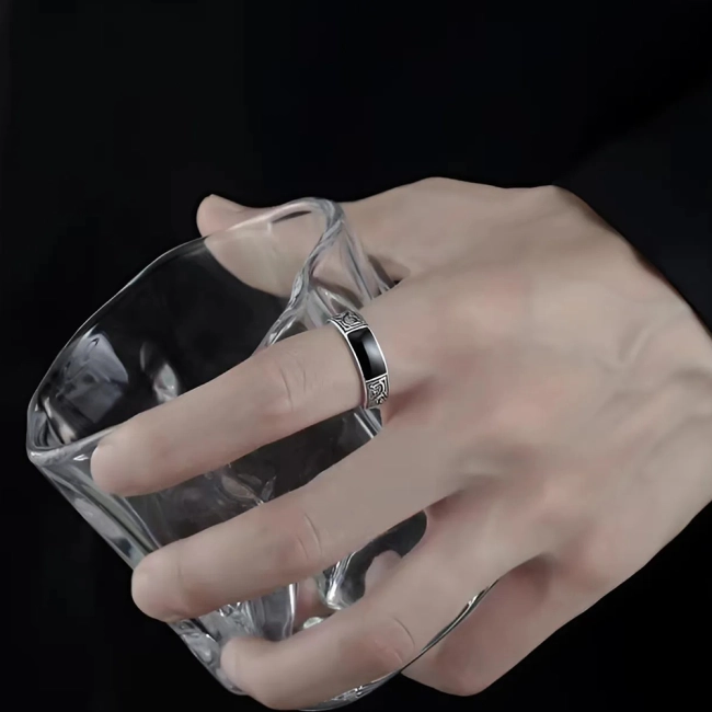 чоловіча каблучка з регулюванням розміру