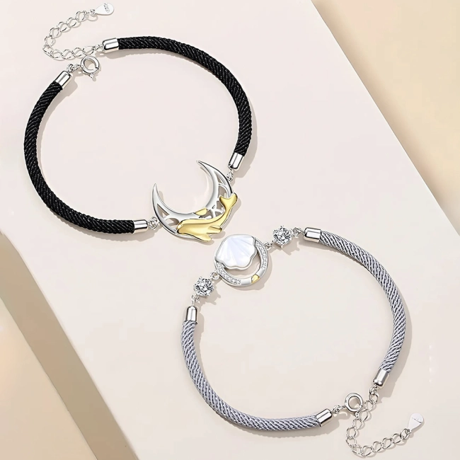 браслеты луна для пар