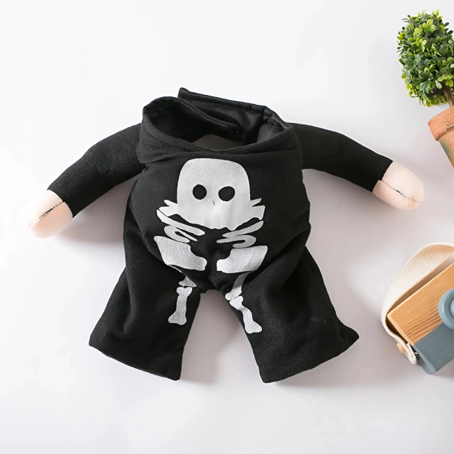 костюм скелета для собаки