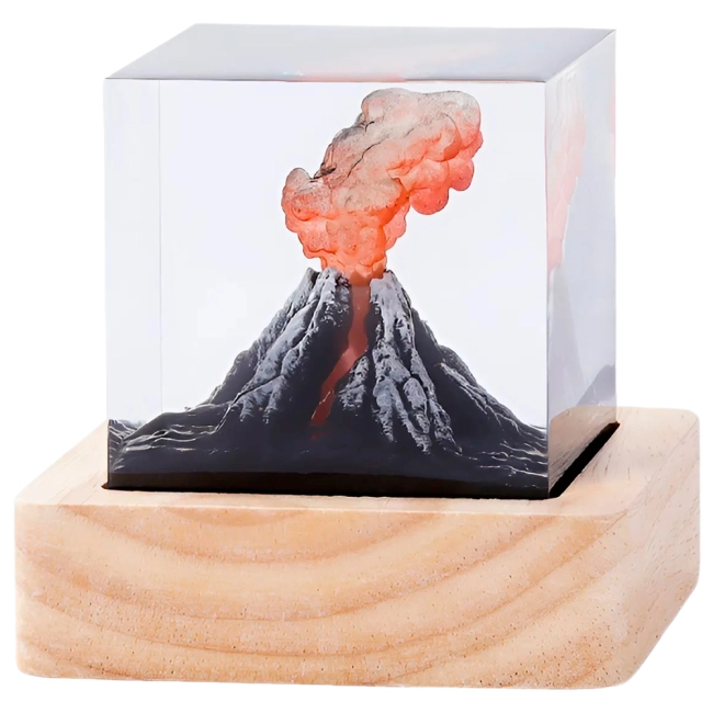 лампа з вулканом