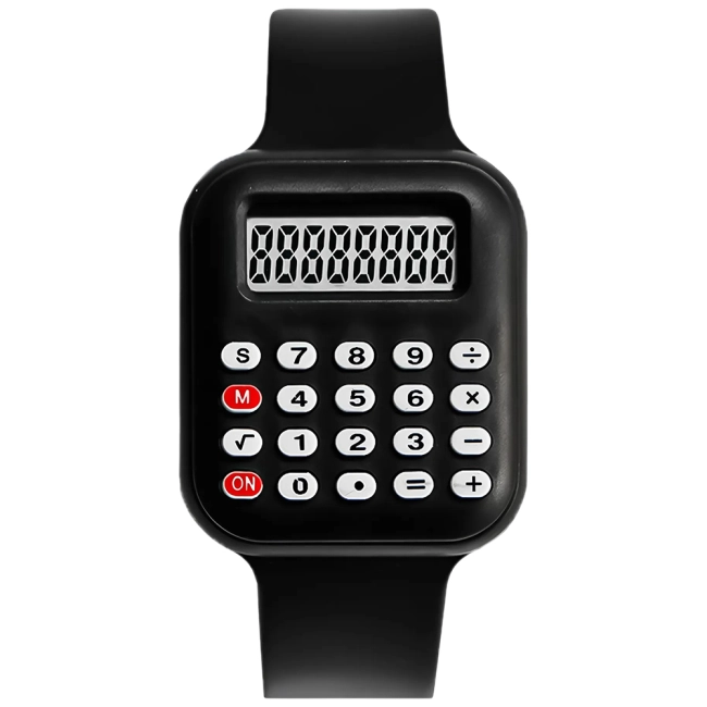 дитячий годинник з калькулятором