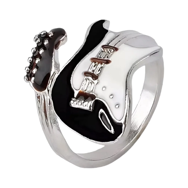 Кольцо с гитарой