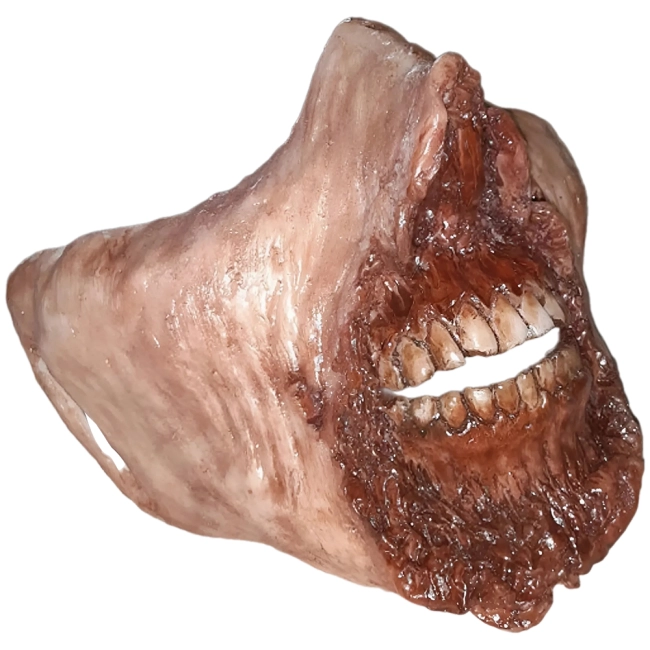 маска зомби с челюстью