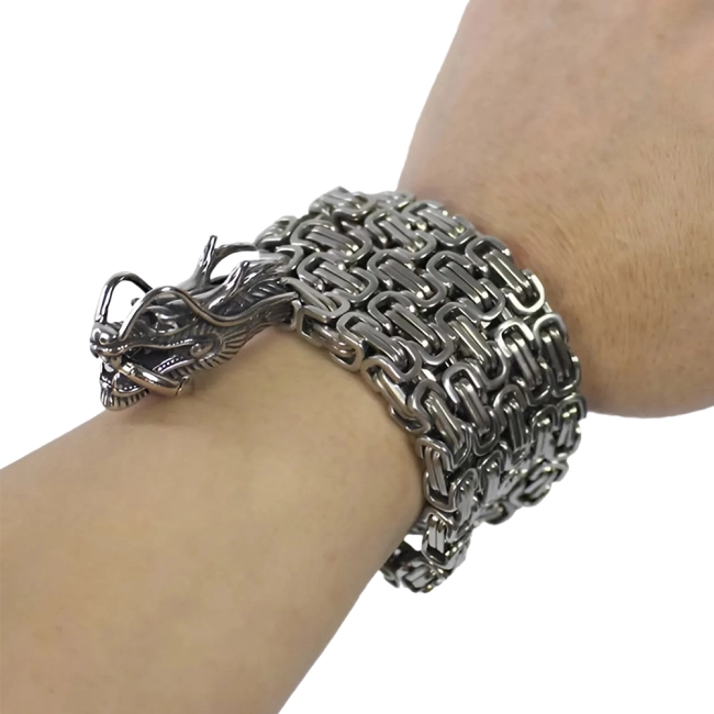 браслет з головою дракона