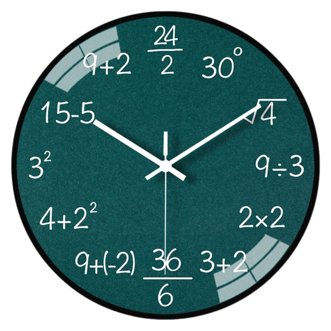 Математические настенные часы