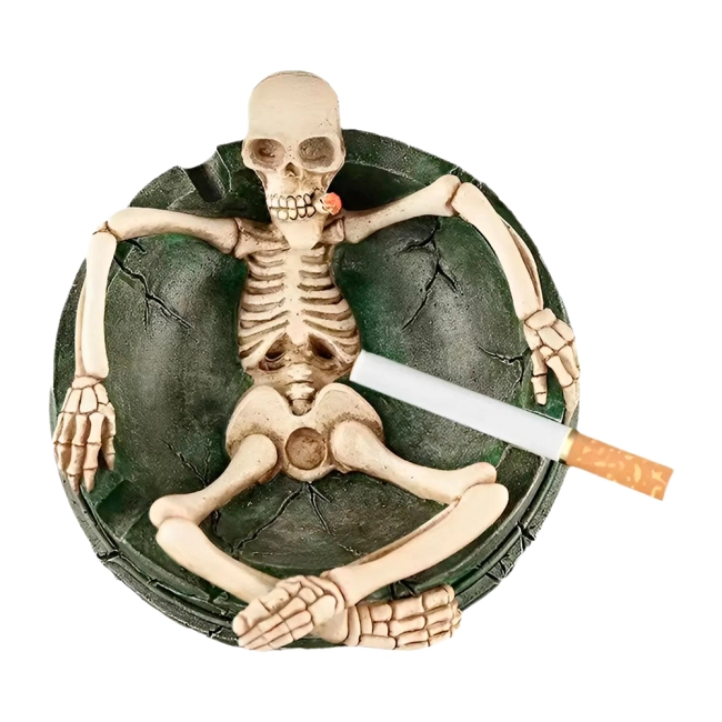 пепельница из костями