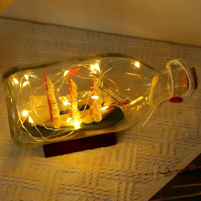 декор корабль в бутылке