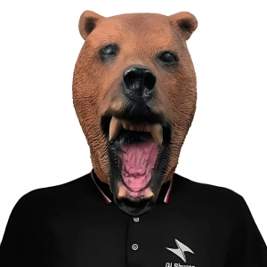 Маска Ведмідь на голову Маска ведмідь
