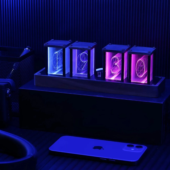 Светодиодные цифровые настольные часы