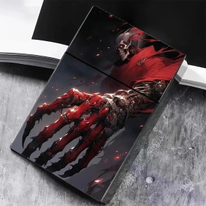 Портсигар з принтом Скелет Портсигар з принтом