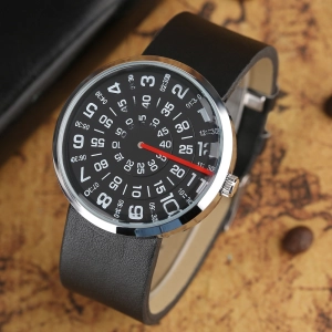 Наручные часы с вращающимся циферблатом и неподвижной стрелкой часы с вращающимся циферблатом и неподвижной стрелкой