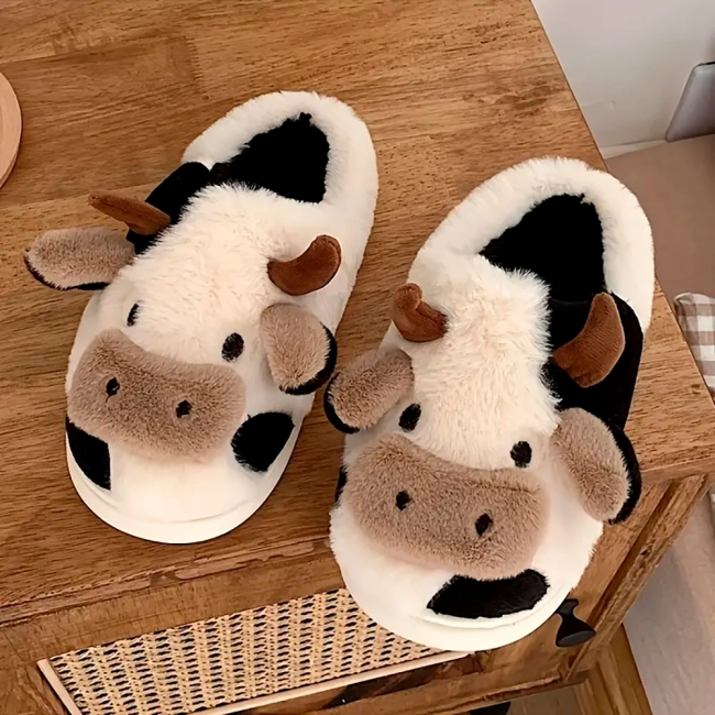 тапки в виде коров