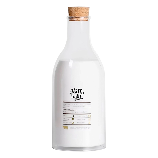 Світильник пляшка молока