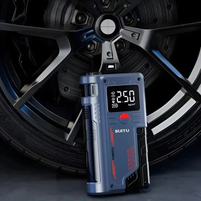 автомобильный бустер с компрессором