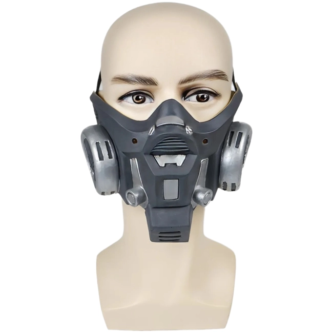 полумаска с противогазом