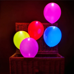 Светящиеся воздушные шарики на праздник (5 шт) шарики на праздник